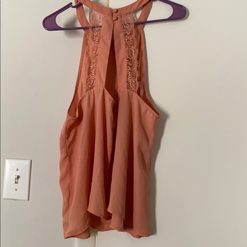 Super cute high neck summer blouse !!